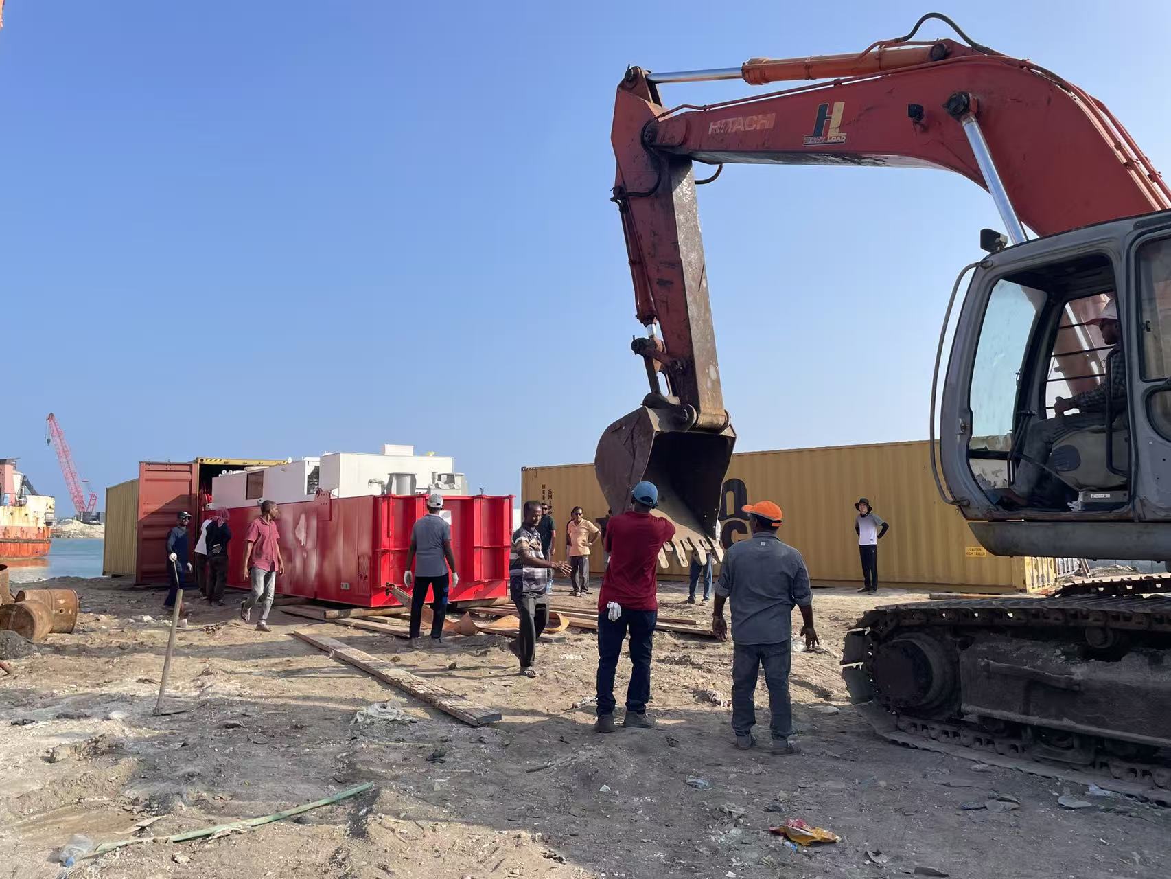 দুই দিনে একত্রিত! JMD350 কাটার সাকশন ড্রেজার ড্রেজিং অপারেশনের জন্য মালদ্বীপে ল্যান্ড করে